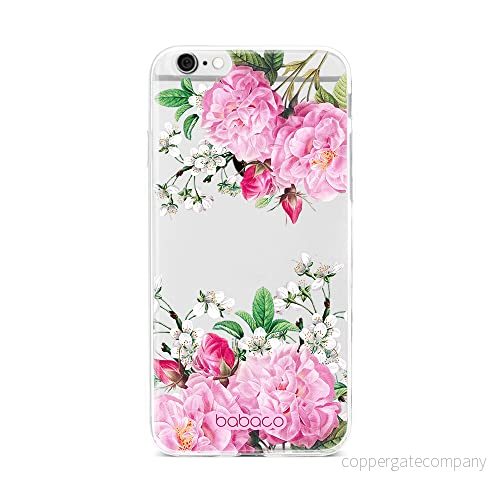 ERT GROUP mobiltelefonfodral för Iphone 6 PLUS originalt och officiellt licensierat Babaco mönster Flowers 046 optimalt anpassad till formen på mobiltelefonen, gedeeltelijk transparant 5905131330307