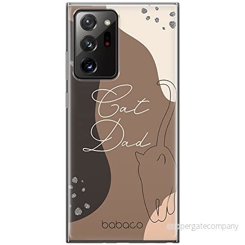 ERT GROUP mobiltelefonfodral för Samsung GALAXY NOTE 20 ULTRA originalt och officiellt licensierat Babaco mönster Cats 010 anpassad till formen på mobiltelefonen, fodral tillverkad av TPU plast 5905131092373