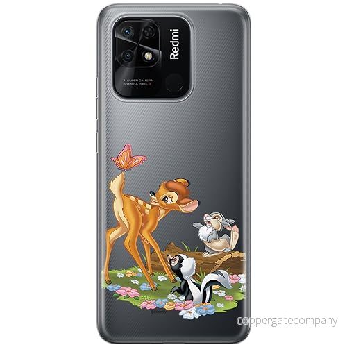 ERT GROUP mobiltelefonfodral för Xiaomi MI NOTE 10 Lite originalt och officiellt licensierat Disney mönster Bambi & Friends 002 anpassad till formen på mobiltelefonen, gedeeltelijk transparant 5905511990008