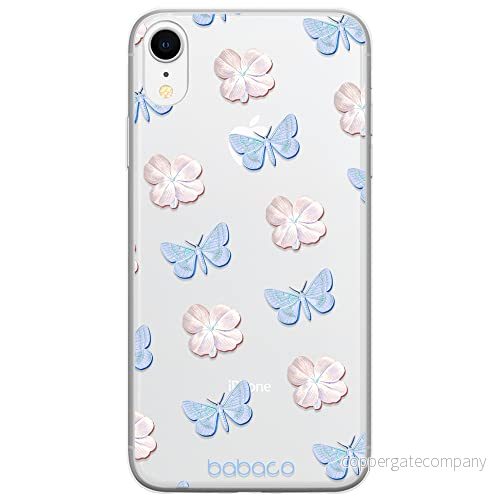 ERT GROUP mobiltelefonfodral för Iphone XR originalt och officiellt licensierat Babaco mönster Flowers 043 optimalt anpassad till formen på mobiltelefonen, gedeeltelijk transparant 5905131318879