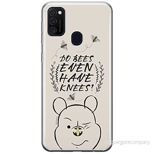 ERT GROUP mobiltelefonfodral för Samsung M21 originalt och officiellt licensierat Disney mönster Winnie the Pooh and friends 011 anpassad till formen på mobiltelefonen, fodral tillverkad av TPU plast 5903537833620