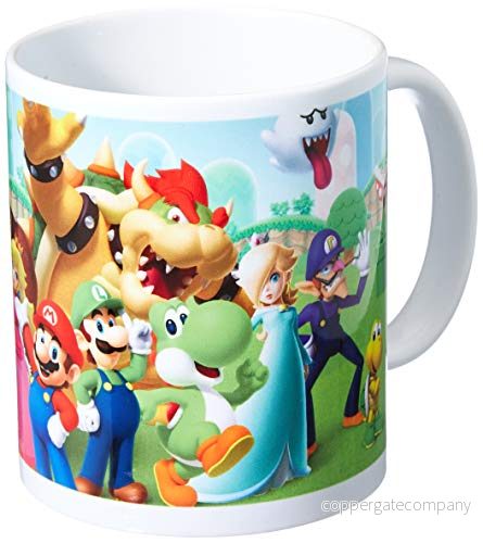 Pyramid MG24481 Super Mario Sushroom Kingdom keramikmugg, porslin, flerfärgad 5050574244817