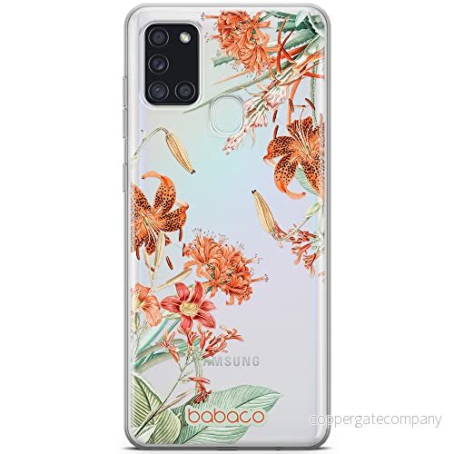 ERT GROUP mobiltelefonfodral för Samsung A21s originalt och officiellt licensierat Babaco mönster Flowers 057 optimalt anpassad till formen på mobiltelefonen, gedeeltelijk transparant 5905131363718
