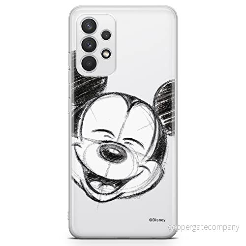 ERT GROUP mobiltelefonfodral för Samsung A32 4G LTE originalt och officiellt licensierat Disney mönster Mickey 016 optimalt anpassad till formen på mobiltelefonen, gedeeltelijk transparant 5903040468609