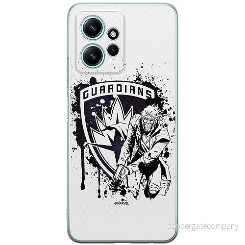 ERT GROUP mobiltelefonfodral för Xiaomi REDMI NOTE 12 4G originalt och officiellt licensierat Marvel mönster Star Lord 002 anpassad till formen på mobiltelefonen, fodral tillverkad av TPU plast 5905511938659