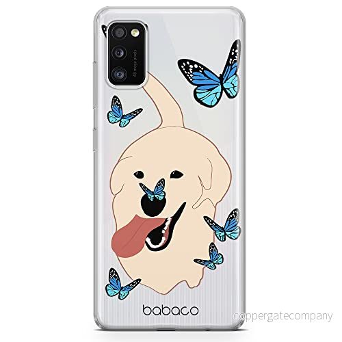 ERT GROUP mobiltelefonfodral för Samsung A41 originalt och officiellt licensierat Babaco mönster Dogs 011 Vit optimalt anpassad till formen på mobiltelefonen, gedeeltelijk transparant 5905131004963
