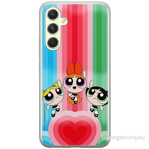 ERT GROUP mobiltelefonfodral för Samsung A54 5G originalt och officiellt licensierat The Powerpuff Girls mönster 036 optimalt anpassad till formen på mobiltelefonen, fodral tillverkad av TPU plast 5905511981426