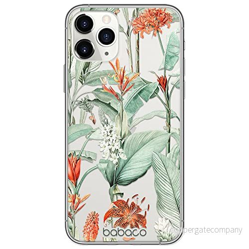 ERT GROUP mobiltelefonfodral för Iphone 11 PRO MAX originalt och officiellt licensierat Babaco mönster Flowers 048 optimalt anpassad till formen på mobiltelefonen, gedeeltelijk transparant 5905131339775
