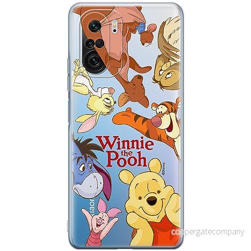 ERT GROUP mobiltelefonfodral för Xiaomi MI 11i/ REDMI K40/K40 PRO/POCO F3/ F3 PRO originalt och officiellt licensierat Disney mönster Winnie the Pooh & Friends 046, gedeeltelijk transparant 5905795044046