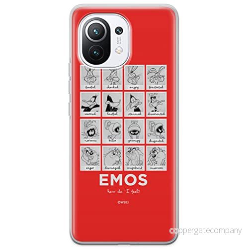 ERT GROUP mobiltelefonfodral för Xiaomi 11 originalt och officiellt licensierat Looney Tunes mönster 008 optimalt anpassad till formen på mobiltelefonen, fodral tillverkad av TPU plast 5903537119175