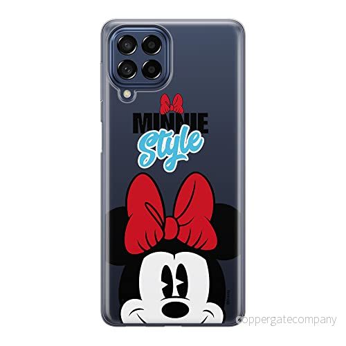 ERT GROUP mobiltelefonfodral för Samsung M33 5G originalt och officiellt licensierat Disney mönster Minnie 027 optimalt anpassad till formen på mobiltelefonen, gedeeltelijk transparant 5905511341053