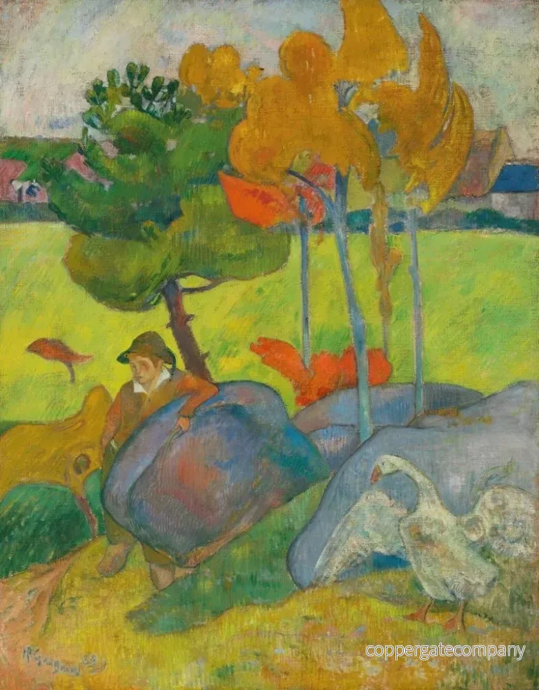 Målning Petit Breton, Loïe - Paul Gauguin | Konsttryck - Bild 2