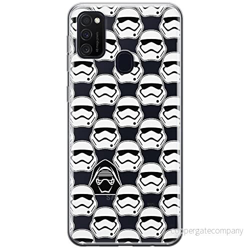 ERT GROUP mobiltelefonfodral för Samsung M21 originalt och officiellt licensierat Star Wars mönster 020 optimalt anpassad till formen på mobiltelefonen, gedeeltelijk transparant 5903537838694