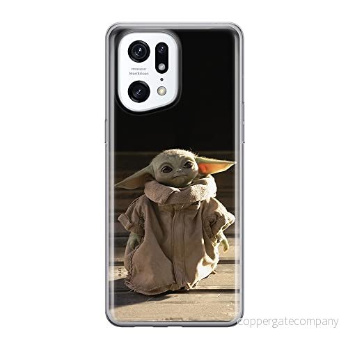 ERT GROUP mobiltelefonfodral för Oppo FIND X5 PRO originalt och officiellt licensierat Star Wars mönster Baby Yoda 001 optimalt anpassad till formen på mobiltelefonen, fodral tillverkad av TPU plast 5905511407476