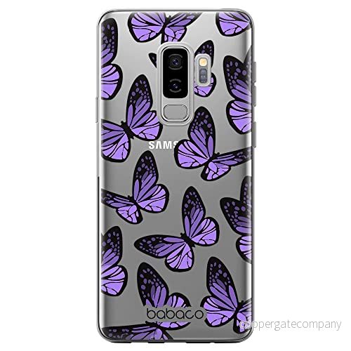 ERT GROUP mobiltelefonfodral för Samsung S9 PLUS originalt och officiellt licensierat Babaco mönster Butterflies 002 optimalt anpassad till formen på mobiltelefonen, gedeeltelijk transparant 5904805736797