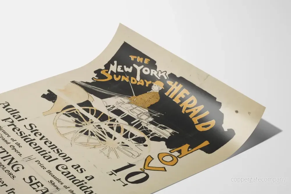 Vintageposter The New York Sunday Herald 10 november - Bild 3