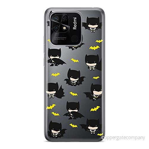 ERT GROUP mobiltelefonfodral för Xiaomi REDMI 10C originalt och officiellt licensierat DC mönster Batman 077 optimalt anpassad till formen på mobiltelefonen, gedeeltelijk transparant 5905511551247