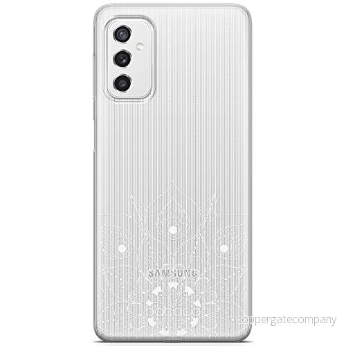 ERT GROUP mobiltelefonfodral för Samsung M52 5G originalt och officiellt licensierat Babaco mönster Mandalas 008 Vit optimalt anpassad till formen på mobiltelefonen, gedeeltelijk transparant 5904805854743