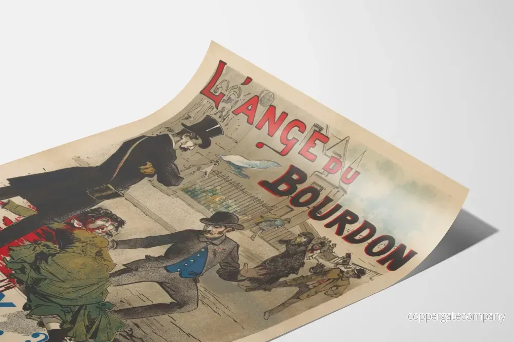 Vintageposter mord - L’Ange du Bourdon - Bild 3