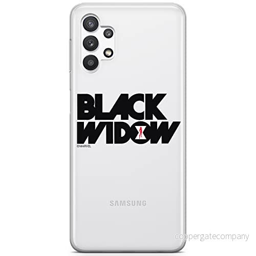ERT GROUP mobiltelefonfodral för Samsung A32 5G originalt och officiellt licensierat Marvel mönster Black Widow 010 optimalt anpassad till formen på mobiltelefonen, gedeeltelijk transparant 5903040049617