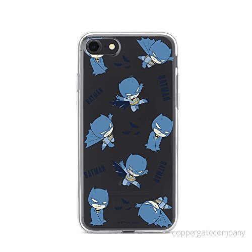 ERT GROUP mobiltelefonfodral för Iphone 7/8/ SE 2/ 3 originalt och officiellt licensierat DC mönster Batman 076 optimalt anpassad till formen på mobiltelefonen, gedeeltelijk transparant 5905131506030