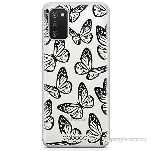 ERT GROUP mobiltelefonfodral för Samsung A03S originalt och officiellt licensierat Babaco mönster Butterflies 002 optimalt anpassad till formen på mobiltelefonen, gedeeltelijk transparant 5904805720222