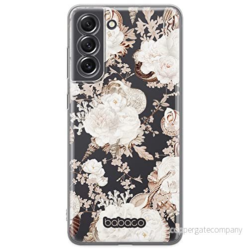 ERT GROUP mobiltelefonfodral för Samsung S21 FE originalt och officiellt licensierat Babaco mönster Flowers 044 optimalt anpassad till formen på mobiltelefonen, gedeeltelijk transparant 5905131325457