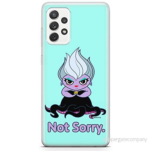 ERT GROUP mobiltelefonfodral för Samsung A52 5G / LTE 4G A52S originalt och officiellt licensierat Disney mönster Ursula 004, fodral tillverkad av TPU plast 5905131458971