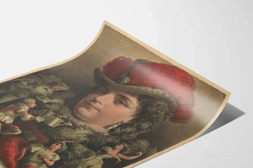 Vintageposter La Reine Carotte dekorativ och konstnärlig - Bild 3