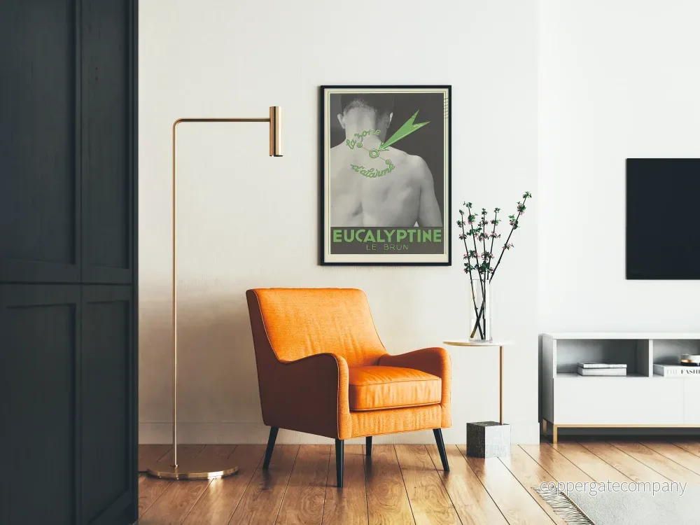 Vintageaffisch Eukalyptus Le Brun för lindring av alarmzon - Bild 2