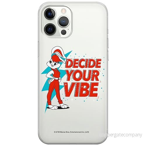 ERT GROUP mobiltelefonfodral för Iphone 12/12 PRO originalt och officiellt licensierat Looney Tunes mönster Lola 007 optimalt anpassad till formen på mobiltelefonen, gedeeltelijk transparant 5905795069643
