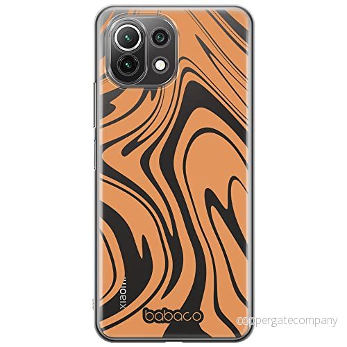 ERT GROUP mobiltelefonfodral för Xiaomi 11 LITE 4G/5G originalt och officiellt licensierat Babaco mönster Doodle 001, gedeeltelijk transparant 5904805753497