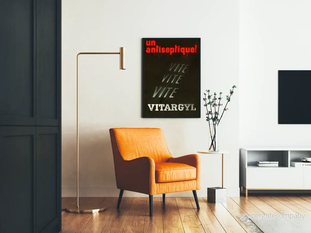 Vintage reklamposter Vitargyl antiseptisk - Bild 2