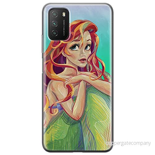 ERT GROUP mobiltelefonfodral för Xiaomi REDMI 9T originalt och officiellt licensierat Disney mönster Ariel 004 optimalt anpassad till formen på mobiltelefonen, fodral tillverkad av TPU plast 5904805603013
