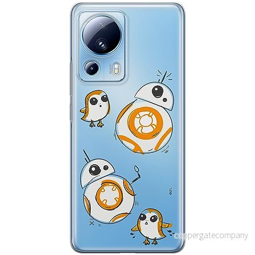 ERT GROUP mobiltelefonfodral för Xiaomi 13 LITE/CIVI 2 originalt och officiellt licensierat Star Wars mönster BB 8 010 optimalt anpassad till formen på mobiltelefonen, gedeeltelijk transparant 5905511921132