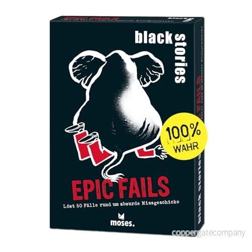black stories Epic Fails: Löst 50 Fälle rund um absurde Missgeschicke 4033477900531