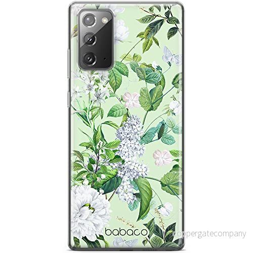 ERT GROUP mobiltelefonfodral för Samsung GALAXY NOTE 20 originalt och officiellt licensierat Babaco mönster Flowers 038 optimalt anpassad till formen på mobiltelefonen, fodral tillverkad av TPU plast 5905131303530