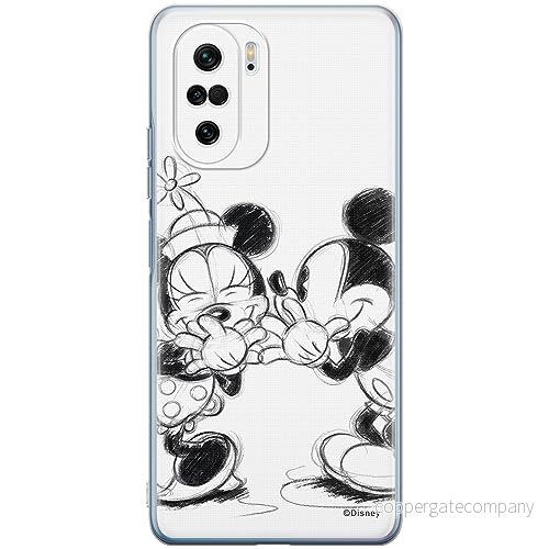 ERT GROUP mobiltelefonfodral för Xiaomi MI 11i/ REDMI K40/K40 PRO/POCO F3/ F3 PRO originalt och officiellt licensierat Disney mönster Mickey & Minnie 010, fodral tillverkad av TPU plast 5905511878658
