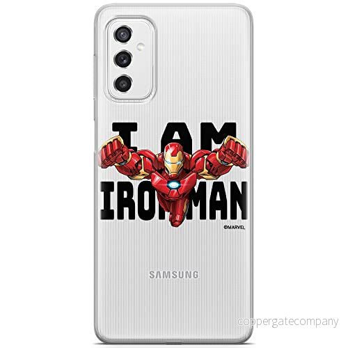 ERT GROUP mobiltelefonfodral för Samsung M52 5G originalt och officiellt licensierat Marvel mönster Iron Man 028 optimalt anpassad till formen på mobiltelefonen, gedeeltelijk transparant 5904805494024