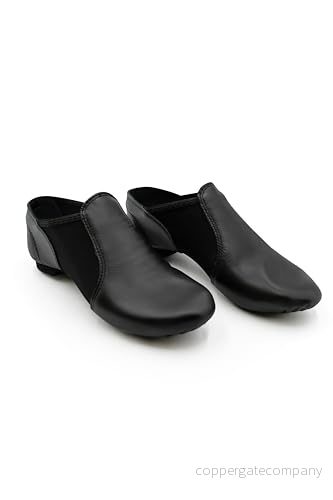 Capezio EJ2 E-serien Jazz Slip-On - Svart/Svart 52931871341