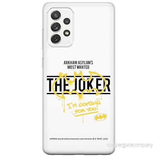 ERT GROUP mobiltelefonfodral för Samsung A53 5G originalt och officiellt licensierat DC mönster Batman & Joker 006 optimalt anpassad till formen på mobiltelefonen, fodral tillverkad av TPU plast 5905795060459