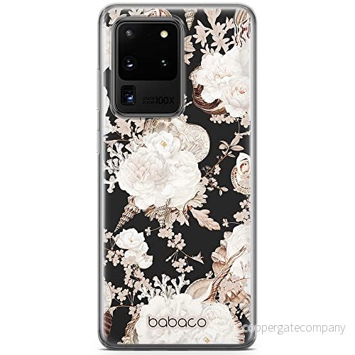 ERT GROUP mobiltelefonfodral för Samsung S20 ULTRA / S11 PLUS originalt och officiellt licensierat Babaco mönster Flowers 044 anpassad till formen på mobiltelefonen, fodral tillverkad av TPU plast 5905131326409