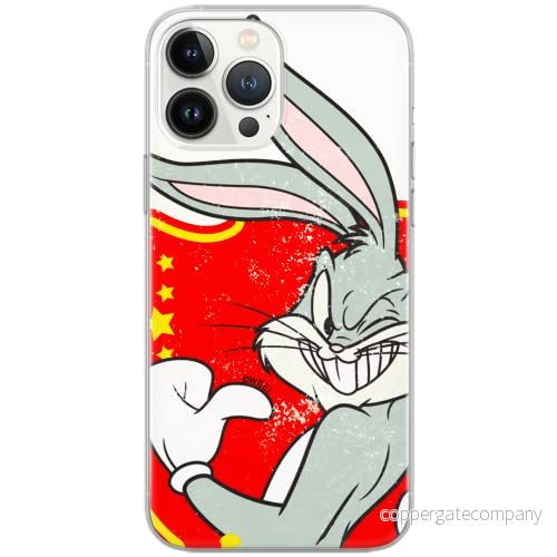 ERT GROUP mobiltelefonfodral för Samsung F62 / M62 originalt och officiellt licensierat Looney Tunes mönster Bugs 010 optimalt anpassad till formen på mobiltelefonen, gedeeltelijk transparant 5904805528378