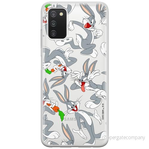 ERT GROUP mobiltelefonfodral för Samsung A03S originalt och officiellt licensierat Looney Tunes mönster Bugs 013 optimalt anpassad till formen på mobiltelefonen, gedeeltelijk transparant 5905511656140