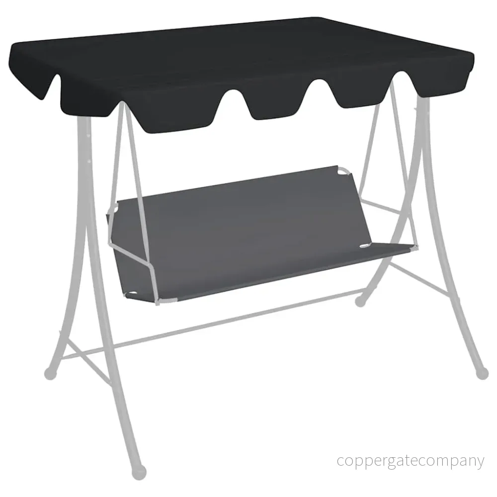 Reservtak för hammock svart 150/130x105/70 cm 8720286116173