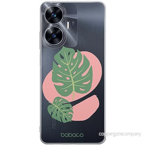 ERT GROUP mobiltelefonfodral för Realme C55 originalt och officiellt licensierat Babaco mönster Plants 011 optimalt anpassad till formen på mobiltelefonen, gedeeltelijk transparant 5905511864781