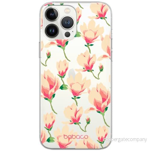 ERT GROUP mobiltelefonfodral för Huawei P30 Lite originalt och officiellt licensierat Babaco mönster Flowers 016 Vit optimalt anpassad till formen på mobiltelefonen, gedeeltelijk transparant 5903932625837