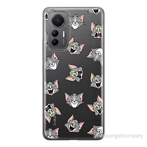 ERT GROUP mobiltelefonfodral för Xiaomi 12 LITE originalt och officiellt licensierat Tom & Jerry mönster 007 optimalt anpassad till formen på mobiltelefonen, gedeeltelijk transparant 5905511509606