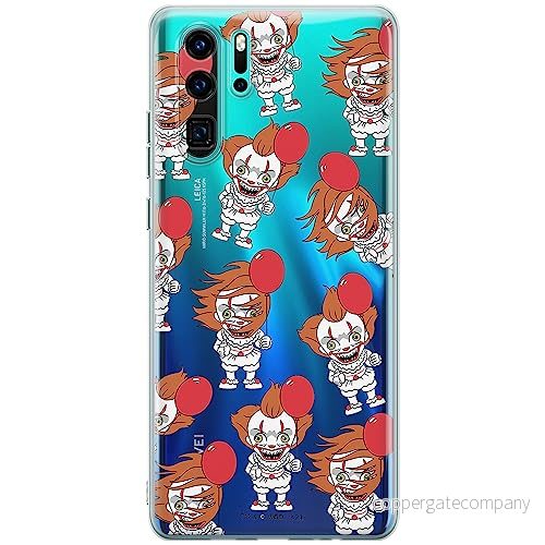 ERT GROUP mobiltelefonfodral för Huawei P30 PRO originalt och officiellt licensierat Horror mönster It 007 Vit optimalt anpassad till formen på mobiltelefonen, gedeeltelijk transparant 5905131960498