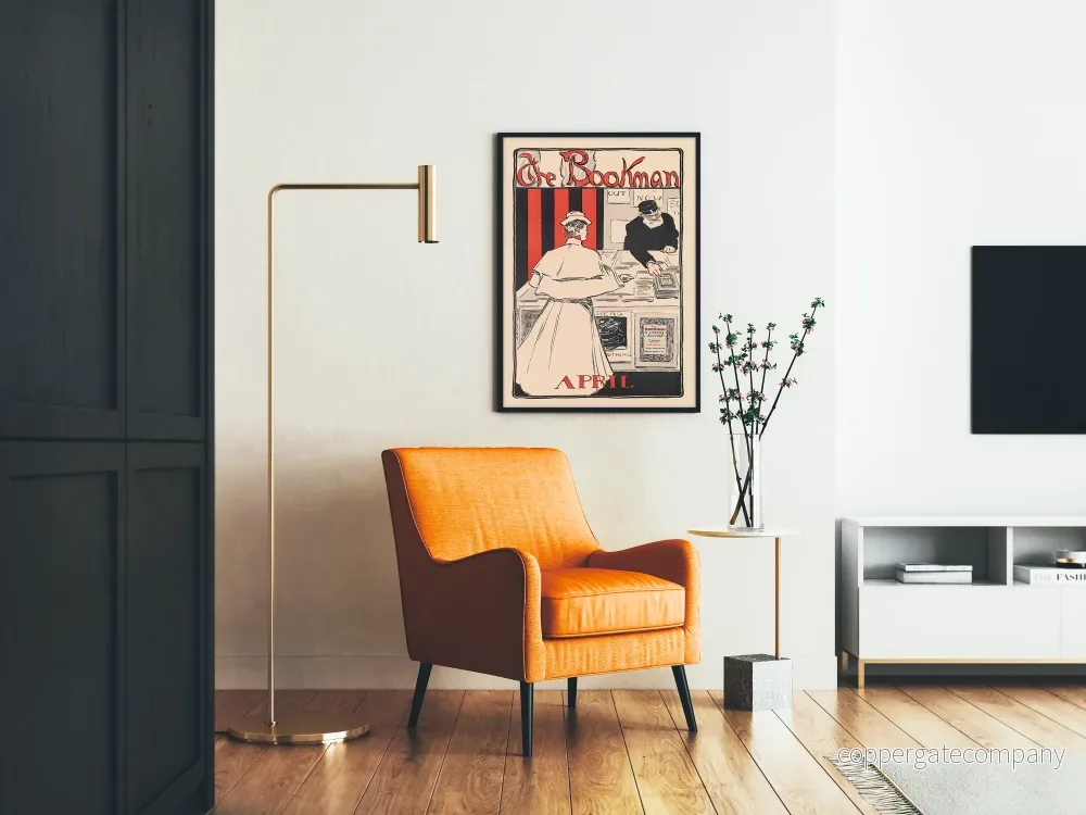 Vintageposter The Bookman Avril för litterär väggdekoration - Bild 2